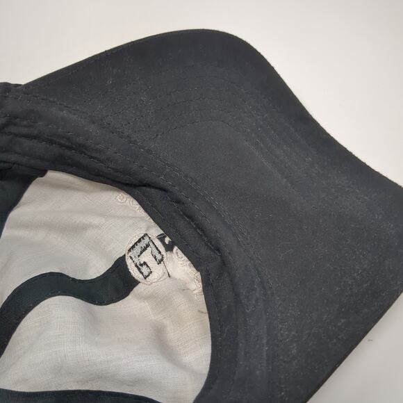 Bank Of Choice Strapback Baseball Cap Black OS Adjustable Bullet Line Headwear - Picture 8 of 9